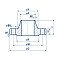 Фланец воротниковый нержавеющий 1/2